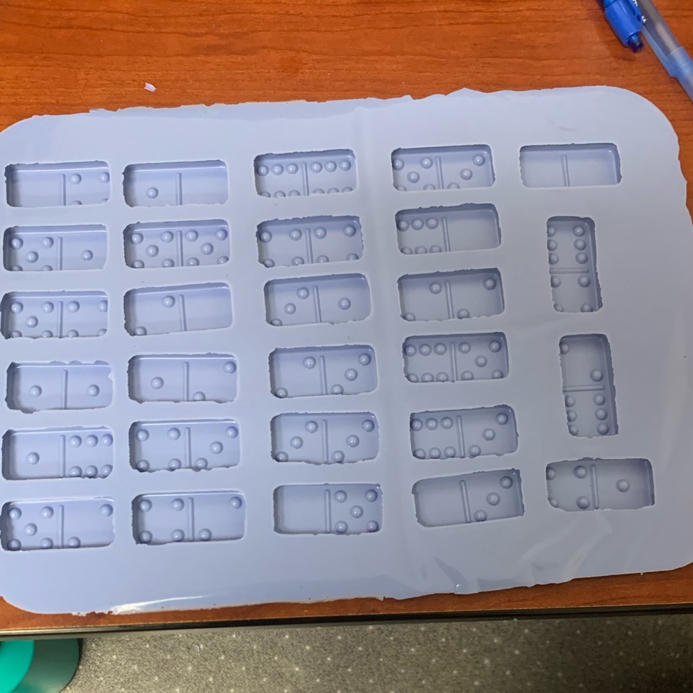 Homemade domino mold